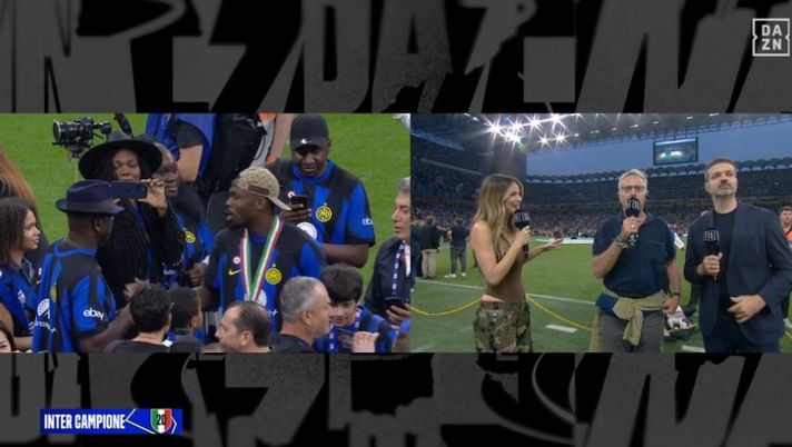 Inter, alla festa dell’Inter anche papà Thuram. E parte lo schiaffetto - immagine 1
