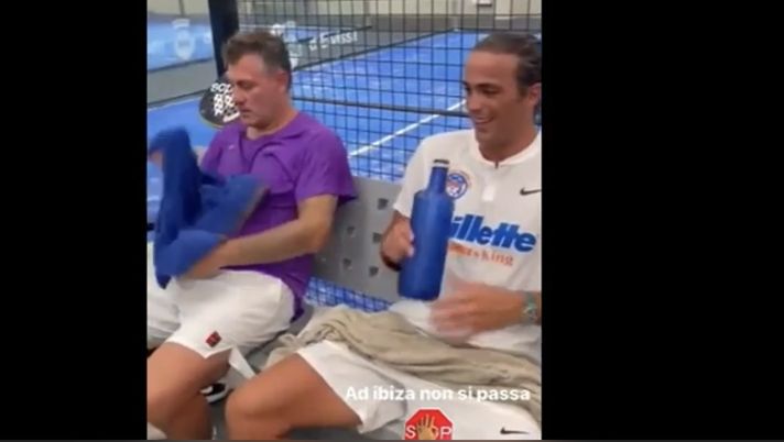 Ibiza Vieri e Matri distrutti a padel da De Rossi e Borriello