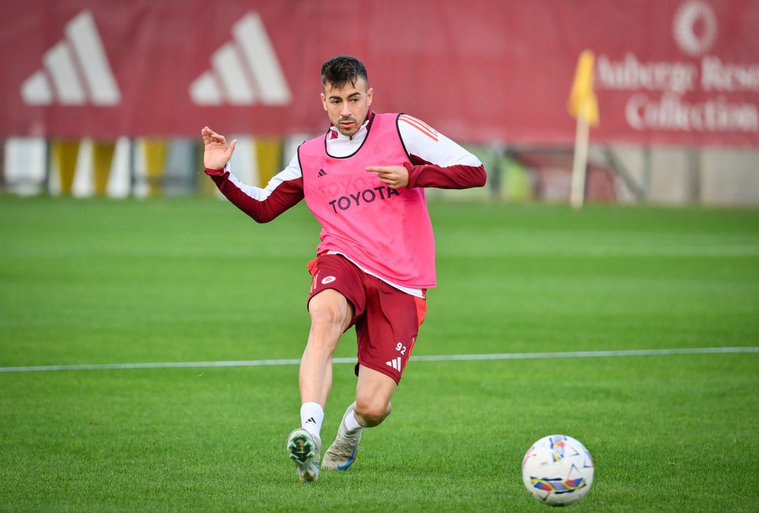 Trigoria, la rifinitura in vista della gara contro il Bologna – FOTO GALLERY - immagine 16