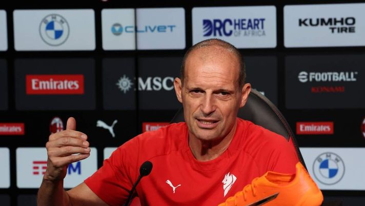 Milan, Allegri: 'Scudetto? L'obiettivo di entrare tra le prime quattro non è limitativo'