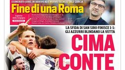 PRIMA PAGINA CORRIERE DELLO SPORT OGGI: “Cima Conte”