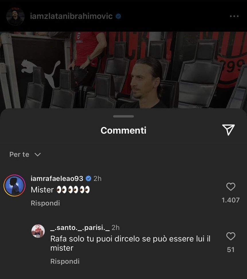 Milan, Rafael Leao risponde al post di Ibrahimovic: e rivela che …- immagine 2