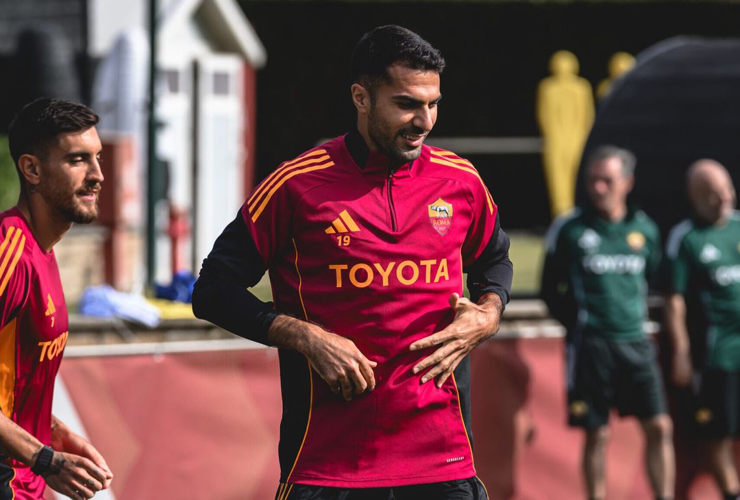 Trigoria, l’allenamento a due giorni da Roma-Inter – FOTO GALLERY - immagine 28