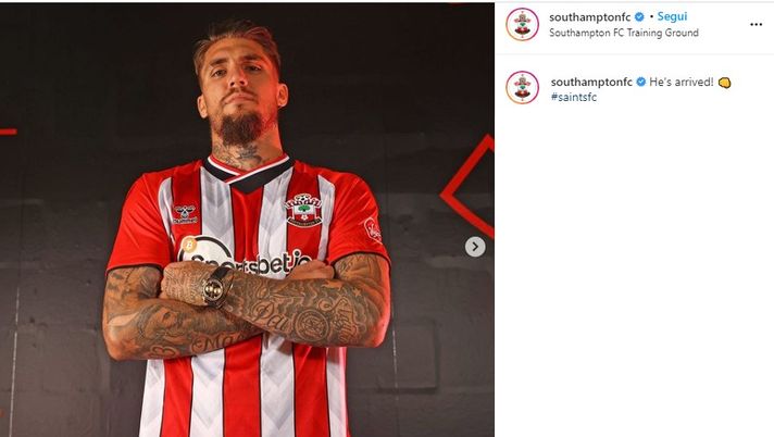 Lyanco al Southampton