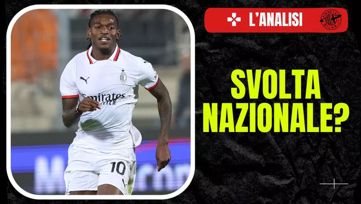 Rafael Leao AC Milan Fiorentina-Milan 2-1 Serie A 2024-2025