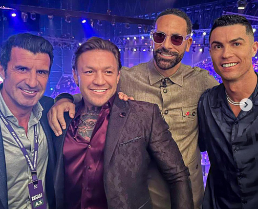 Ronaldo Il Fenomeno e Figo, che regalo dall’Al-Nassr! E poi con CR7 al match di pugilato di Fury- immagine 3