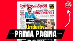 Prima pagina Corriere dello Sport: “Un derby da Pio. Esposito, l’ora dello Scudetto”