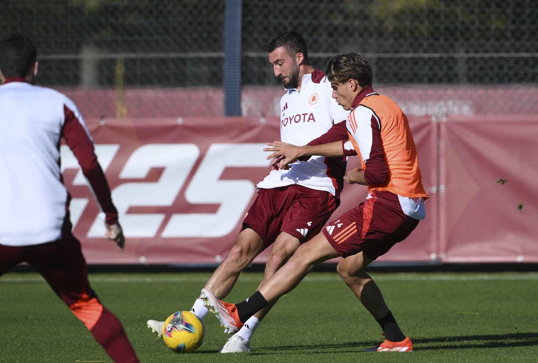 Trigoria, terzo allenamento di Ranieri sotto gli occhi di Tommasi – FOTO GALLERY - immagine 9