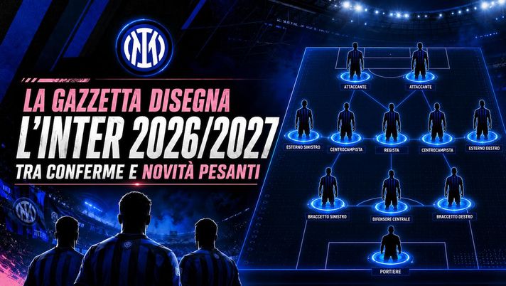 La Gazzetta disegna l’Inter 2026/2027: la formazione tra conferme e novità pesanti La Gazzetta disegna l’Inter 2026/2027: la formazione tra conferme e novità pesanti - immagine 1