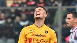 BREAKING – Lecce, brutte notizie dagli esami per Berisha: ecco l’esito e i tempi di recupero