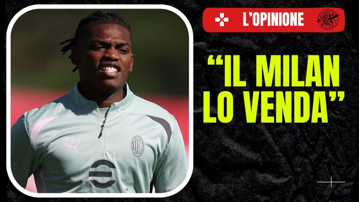 Rafael Leao (attaccante AC Milan), qui durante Milan-Salernitana 3-3. Fonseca (Serie A 2023-2024) | News (Getty Images) Rafael Leao AC Milan Milan-Salernitana 3-3 Serie A 2023-2024 Fonseca