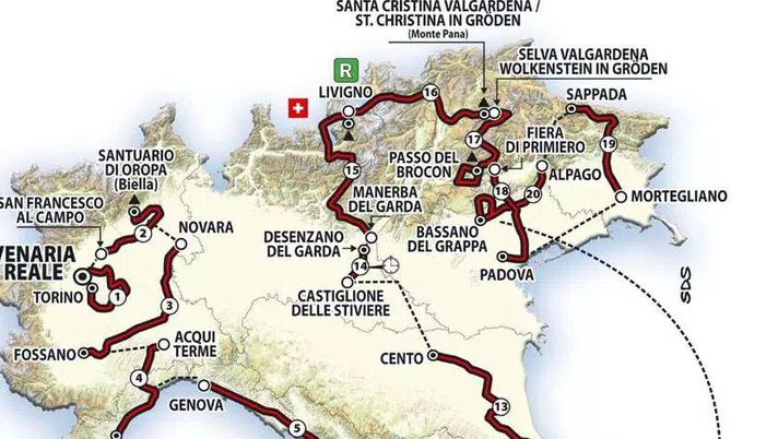 Giro d’Italia a Padova, info viabilità: tutte le strade chiuse il 23 maggio - immagine 1
