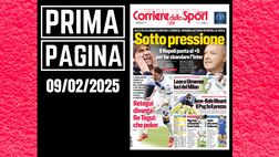 Prima pagina Corriere dello Sport: Leao e Gimenez, luci del Milan