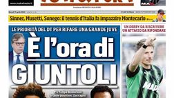 PRIMA PAGINA TUTTOSPORT OGGI: “Scatta l’ora di Giuntoli”