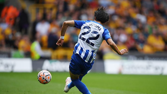 Mitoma gol da cineteca, il giapponese salta i difensori come birilli e fa impazzire i tifosi - immagine 1