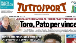 PRIMA PAGINA TUTTOSPORT OGGI: “Weah chiama David”