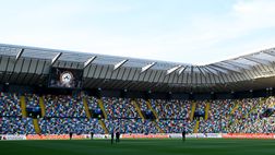 Udinese-Genoa, un minuto di silenzio per le vittime del disastro del Vajont