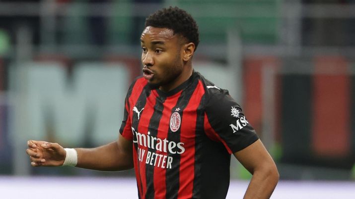 Christopher Nkunku, attaccante AC Milan, qui durante Milan-Udinese 0-3 di Serie A