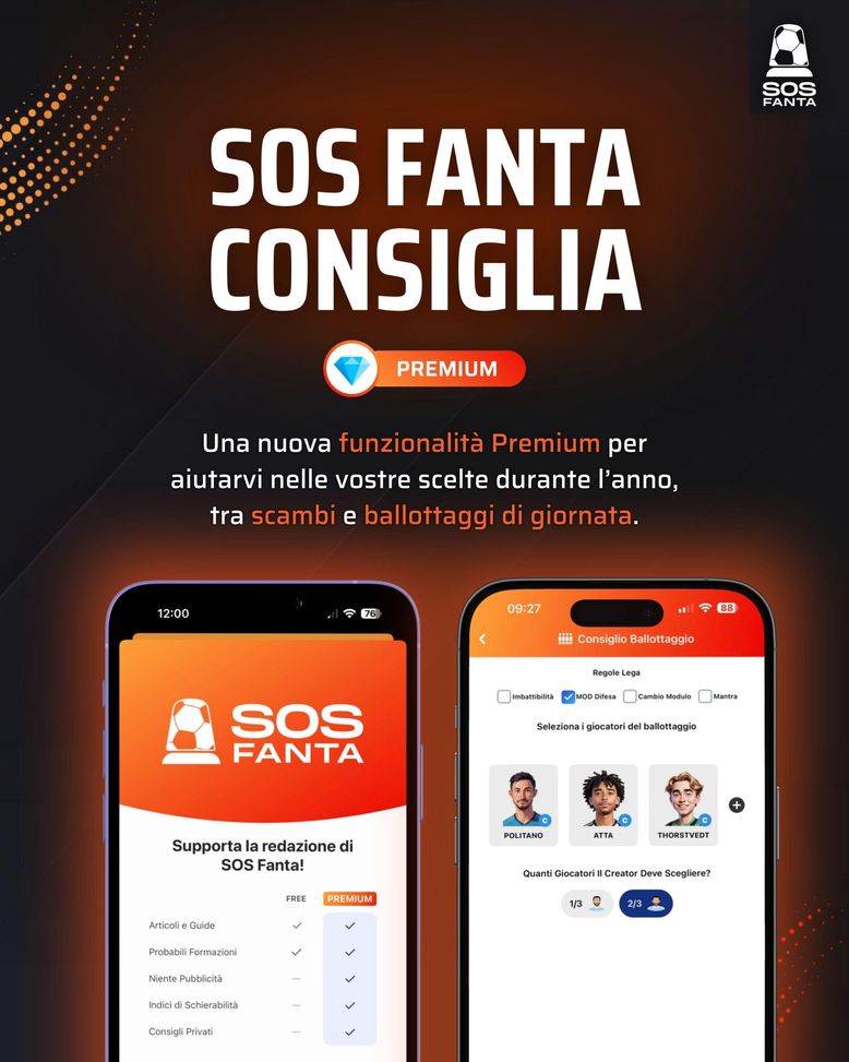 SOS Consiglia: ecco come avere le risposte al fantacalcio in ogni giornata- immagine 5