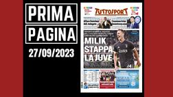 Prima pagina Tuttosport: “Milik stappa la Juventus”