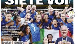 PRIMA PAGINA TUTTOSPORT OGGI: “L’Italia siete voi”
