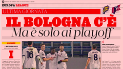 Il Bologna passa ai playoff da decimo: le prime dei giornali