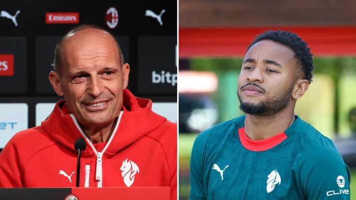 AC Milan, Massimiliano Allegri e Cristopher Nkunku