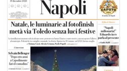 LA PRIMA PAGINA DE LA REPUBBLICA NAPOLI: “Brivido Champions, c’è il Barcellona”
