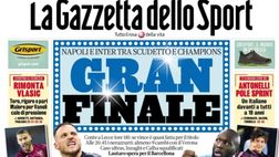 Il Napoli sui media: le prime pagine dei quotidiani di oggi