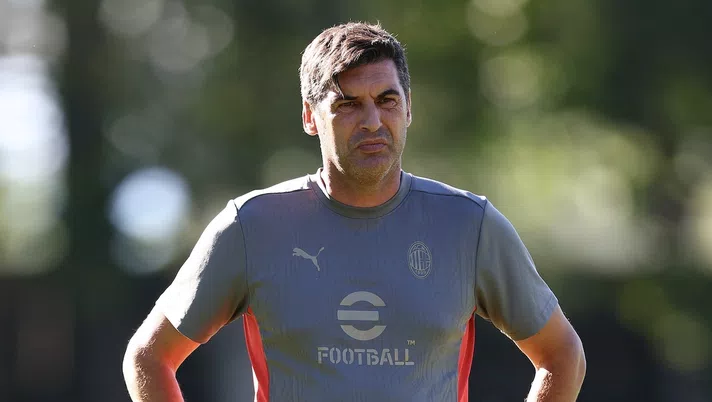 Paulo Fonseca AC Milan allenamento Milanello