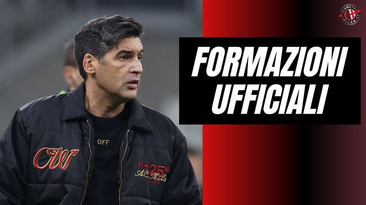 Formazioni ufficiali Milan-Sassuolo Coppa Italia 2024-2025