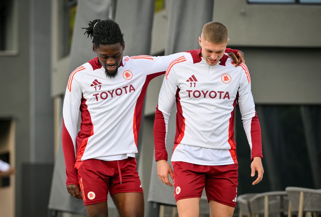 Trigoria, la rifinitura alla viglia della sfida contro il Monza – FOTO GALLERY - immagine 22