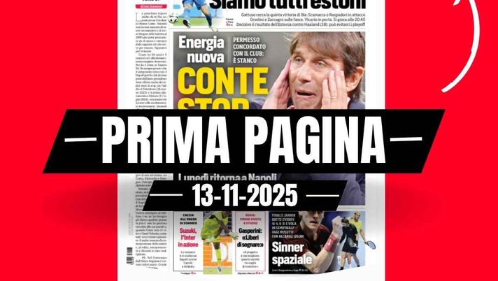 Prima pagina Corriere dello Sport: 'Suzuki, l'Inter in azione'