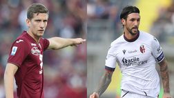 Torino-Bologna, Praet e Soriano a confronto tra passato e presente