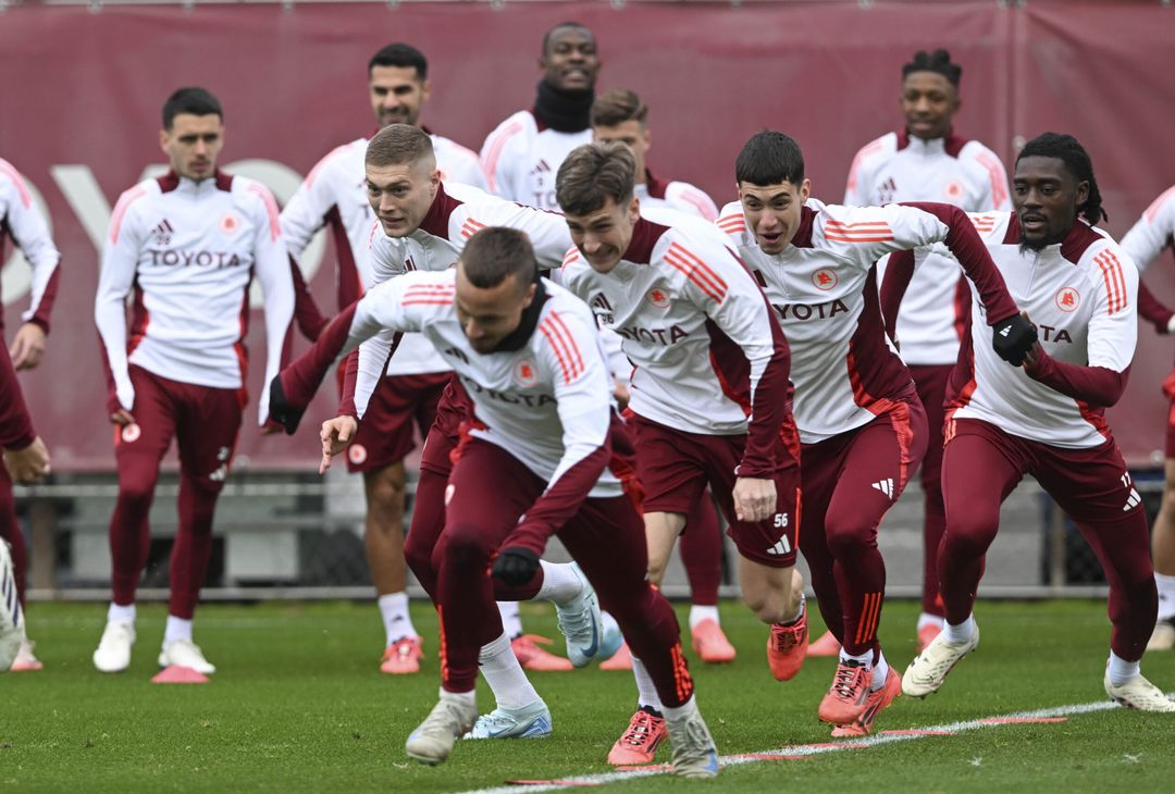 Trigoria, la rifinitura pre Braga e la conferenza di Ranieri – FOTO GALLERY - immagine 7