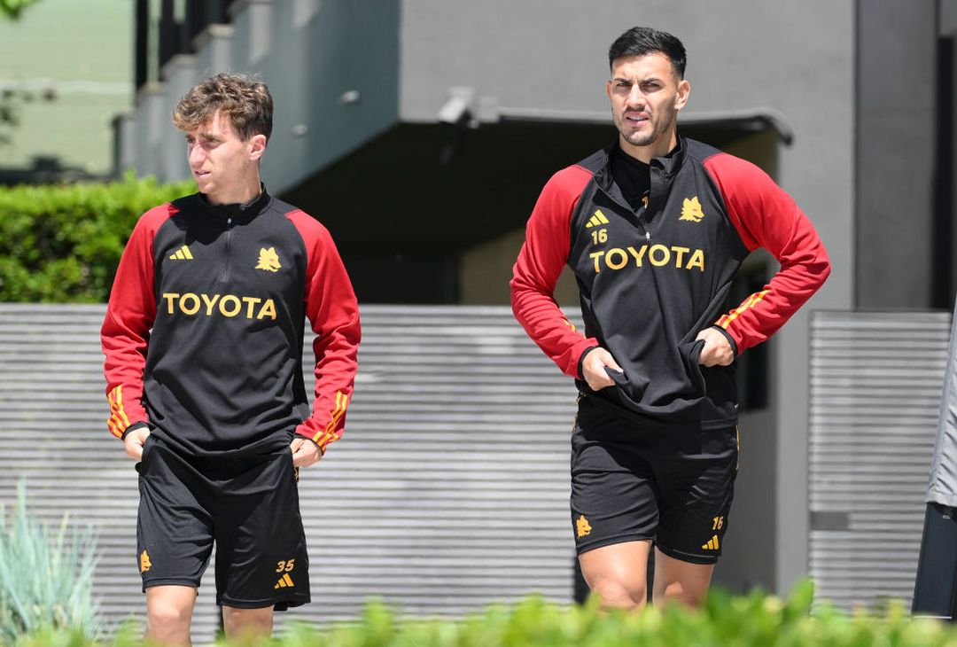 Trigoria, l’allenamento della Roma in vista del Bayer – FOTO GALLERY - immagine 16