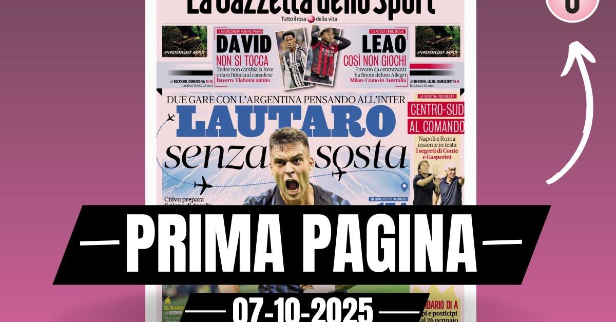 prima pagina gazzetta dello sport leao cosi non giochi