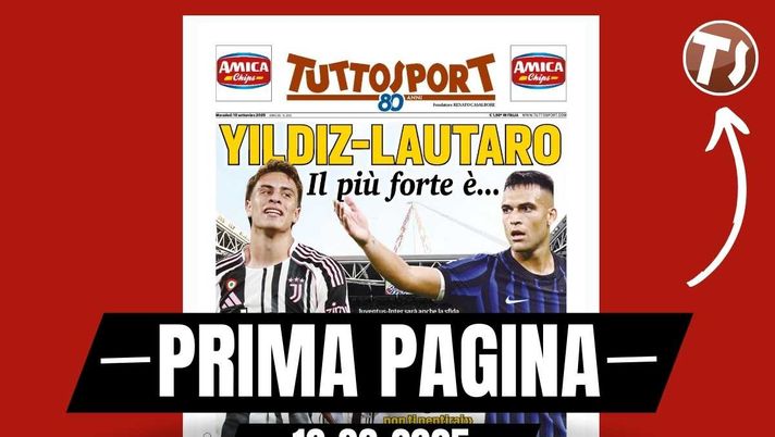 Prima pagina Tuttosport: 'I 40 anni di Modric, un diavolo da derby'
