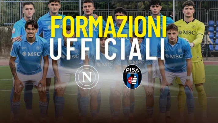 Le formazioni di Napoli-Pisa