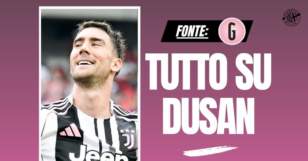Calciomercato Milan, ecco il piano per arrivare a Vlahovic