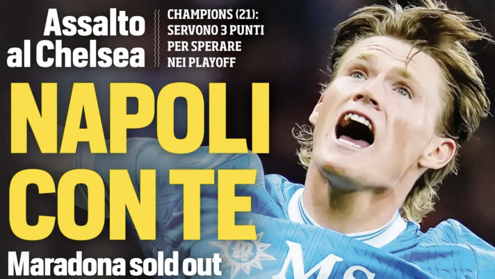 Prime pagine giornali sportivi oggi: il Napoli sui media- immagine 1