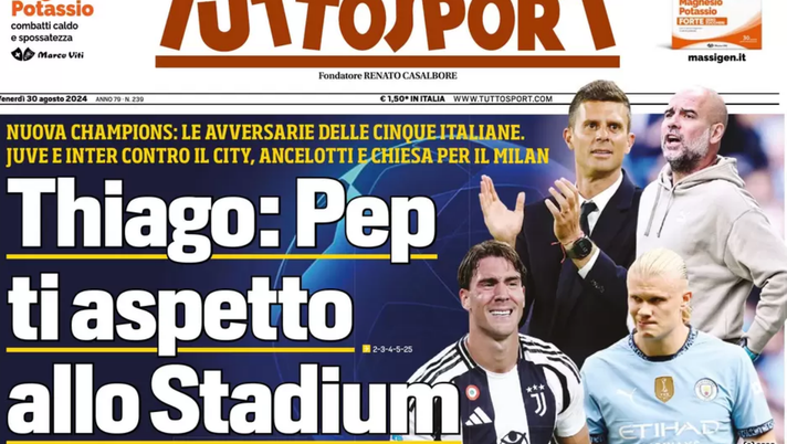 PRIMA PAGINA TUTTOSPORT OGGI: “Napoli su Arthur. Sancho spera” - immagine 1