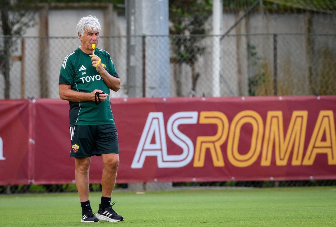 Trigoria, la rifinitura alla vigilia di Roma-Lille – FOTO GALLERY - immagine 9