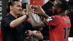 Milan, Leao: “I calciatori più grandi con cui ho giocato sono Ibrahimovic e Ronaldo”