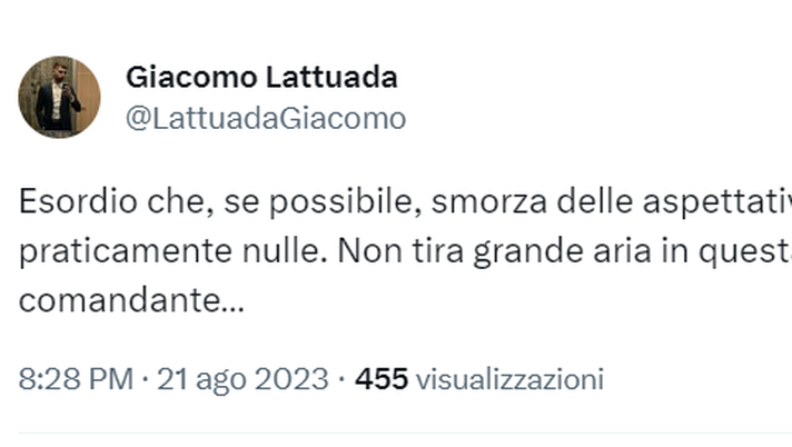 Torino-Cagliari 0-0, le reazioni social: “Esordio che smorza aspettative nulle” - immagine 1