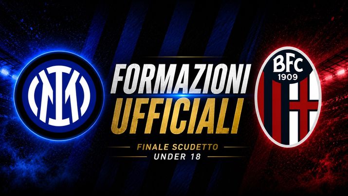 Finale scudetto U18, le formazioni UFFICIALI di Inter-Bologna Finale scudetto U18, le formazioni UFFICIALI di Inter-Bologna - immagine 1