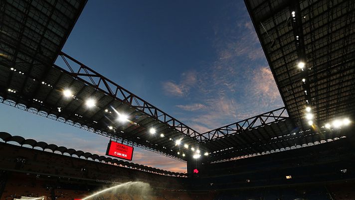 MILAN, ITALY - SEPTEMBER 14: General view inside the stadium prior to  the Serie A match between AC Milan and Bologna FC 1909 at Giuseppe Meazza Stadium on September 14, 2025 in Milan, Italy. (Photo by Marco Luzzani/Getty Images)  Casciavait, campagna acquisti: stai a vedere che… - immagine 1