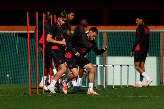 Santiago Gimenez oggi a Milanello (Photo by Giuseppe Cottini/AC Milan via Getty Images)  loftus-cheek-sul-campo-oggi-a-milanello-tutte-le-foto