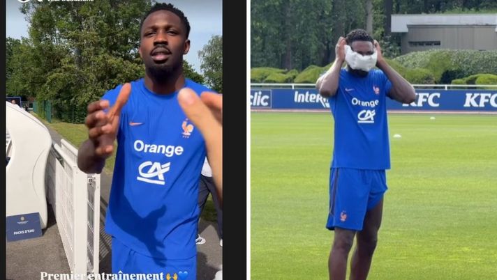 Thuram, primo giorno di ritiro con la Francia. Nel mirino Olise: così fa ridere Mbappé Thuram, primo giorno di ritiro con la Francia. Nel mirino Olise: così fa ridere Mbappé - immagine 1