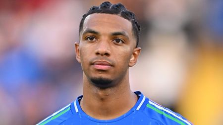 CESENA, ITALY - OCTOBER 10: Cher Ndour of Italy U21 during the UEFA Under21 EURO Qualifier betweenItaly U21 v Sweden U21 and ad hoc Arena im Ernst-Abbe-Sportfeld on October 10, 2025 in Cesena, Italy. (Photo by Alessandro Sabattini/Getty Images)